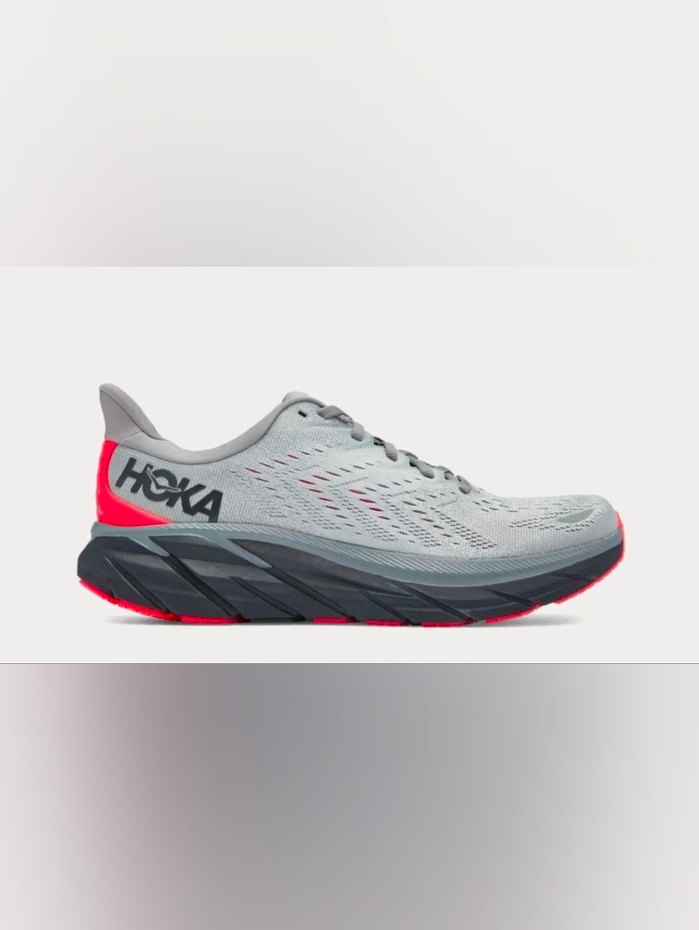 Hoka Clifton 8 Women's Sharkskin/Diva Pink Size 7.5B
